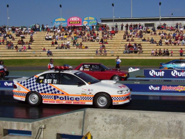 Tangi 1 races at Kwinana Motorplex every Wednesday